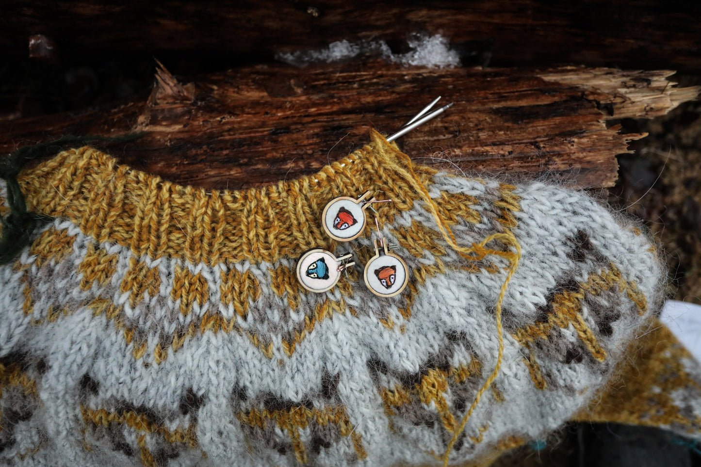 LIMITED OFFER! Forestfox stitch markers